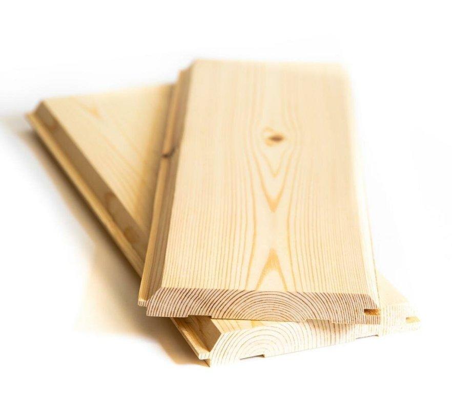 Имитация бруса из ангарской сосны 21x165х2000мм сорт Экстра