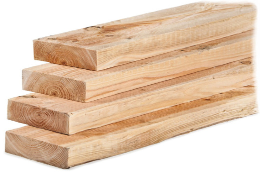 Доска обрезная (лиственница) 50x150x6000 мм