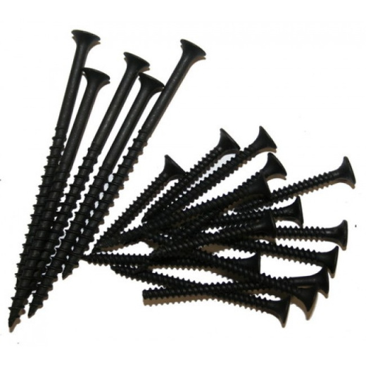 Саморезы черные универсальные 45 мм