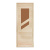 Дверь для бани Эконом со стеклом №2 (липа) 70х180см-190см