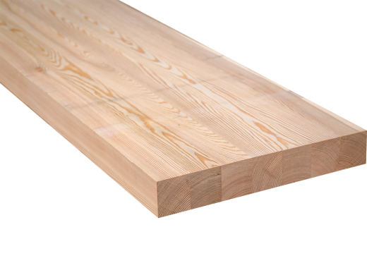 Мебельный щит (лиственница) 20x600x3000 мм Сорт Цельноламельный Экстра