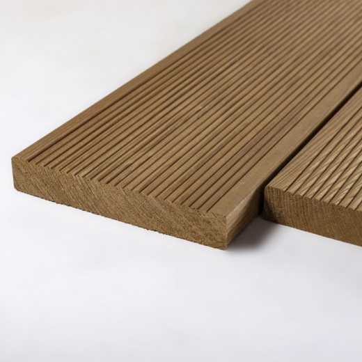 Террасная доска из термососны 35x190мм сорт AB