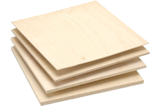 Фанера ФК 1525x1525x8 мм сорт 4/4 нешлифованная